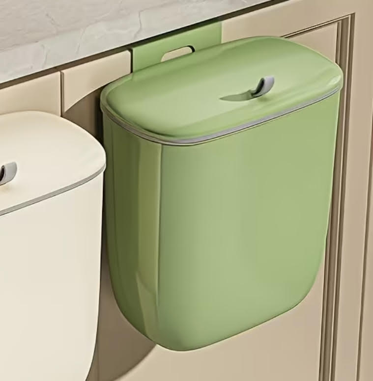 Retro-Wohnwagen-Abfalleimer – 8 l/12 l, Schranktürhalterung