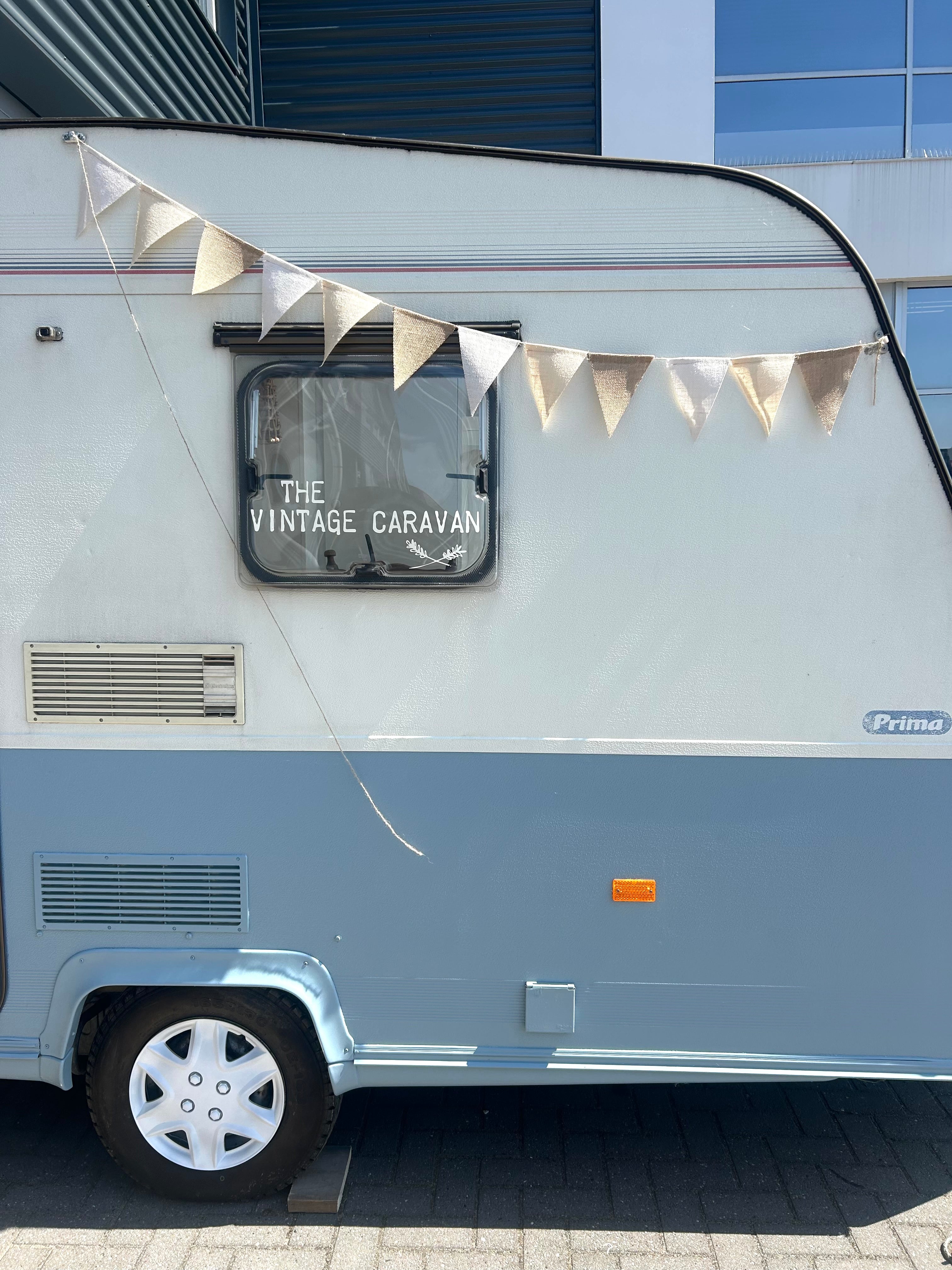 Boho-Wimpelkette, Natur – 12 Wimpel, 3 m | Wohnwagendekoration