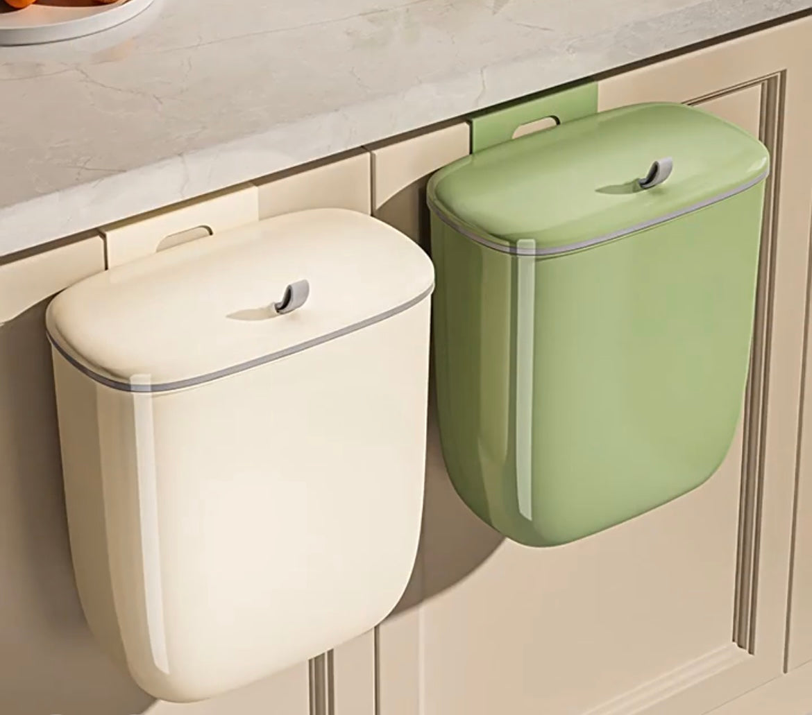 Retro-Wohnwagen-Abfalleimer – 8 l/12 l, Schranktürhalterung