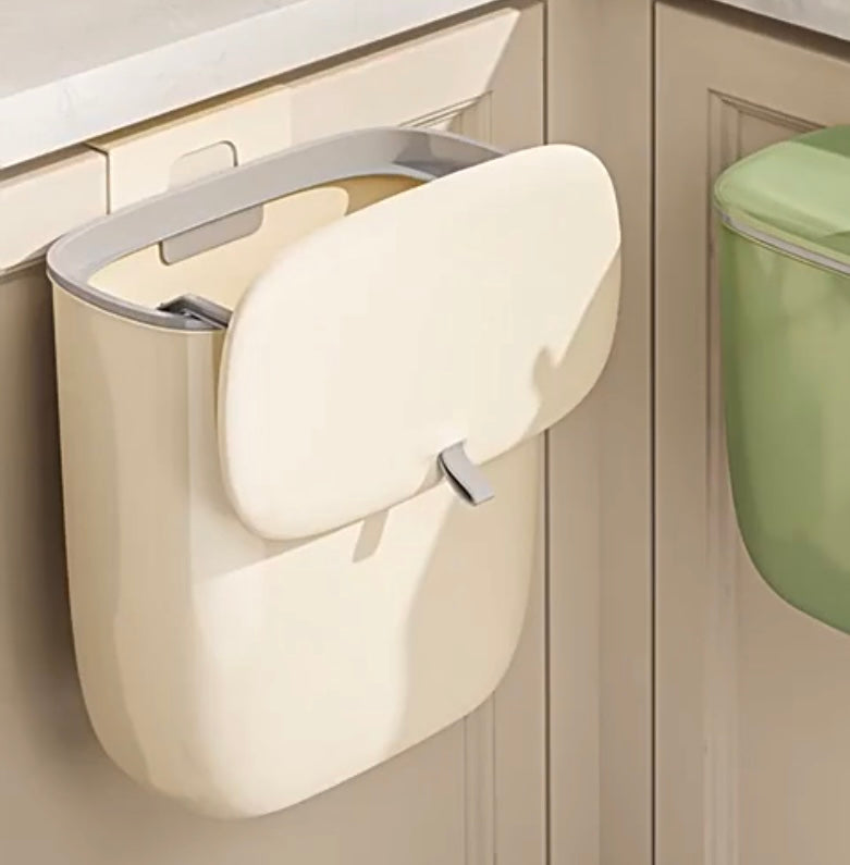 Retro-Wohnwagen-Abfalleimer – 8 l/12 l, Schranktürhalterung