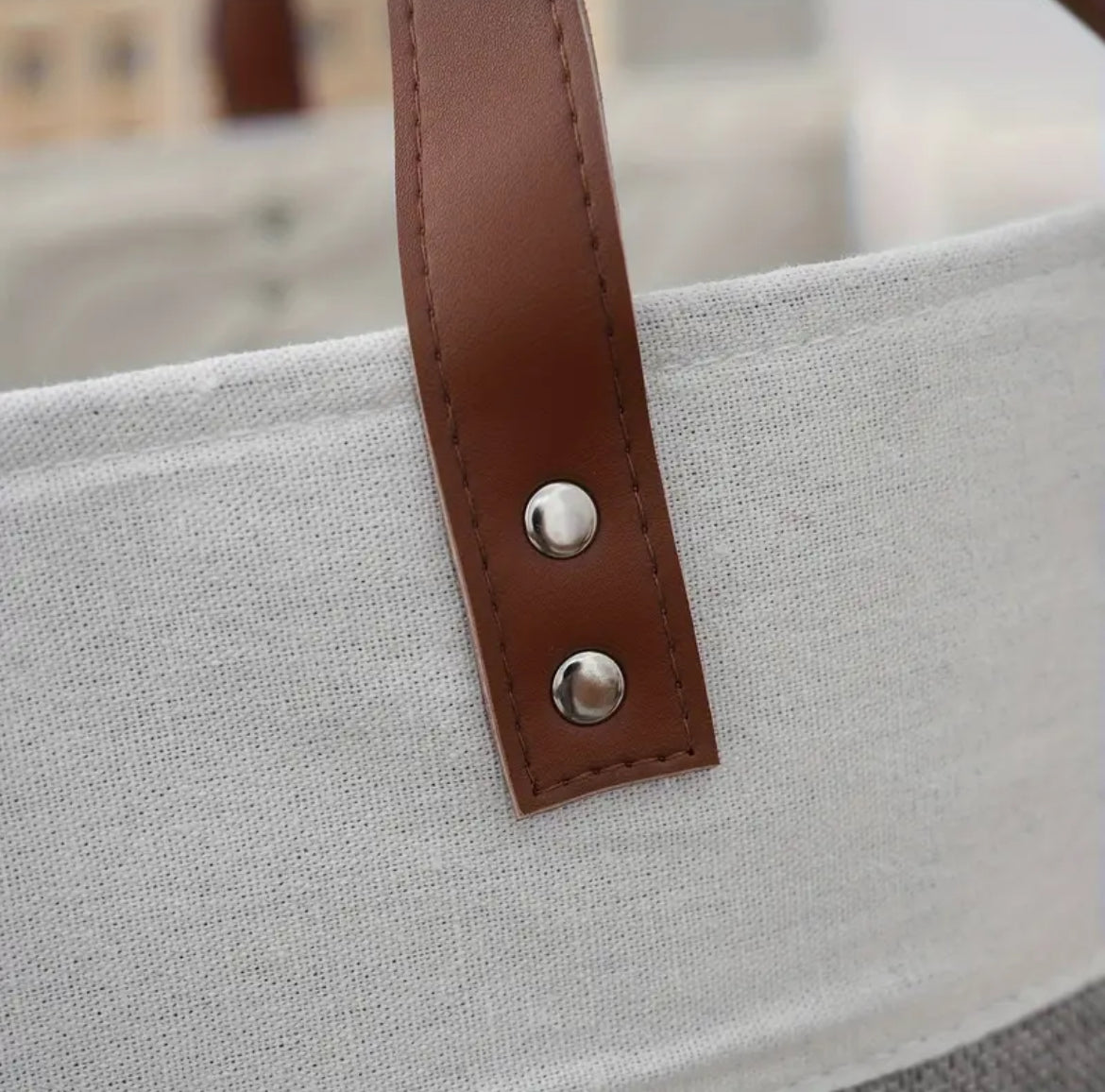 Boho-Wäschekorb (faltbar)