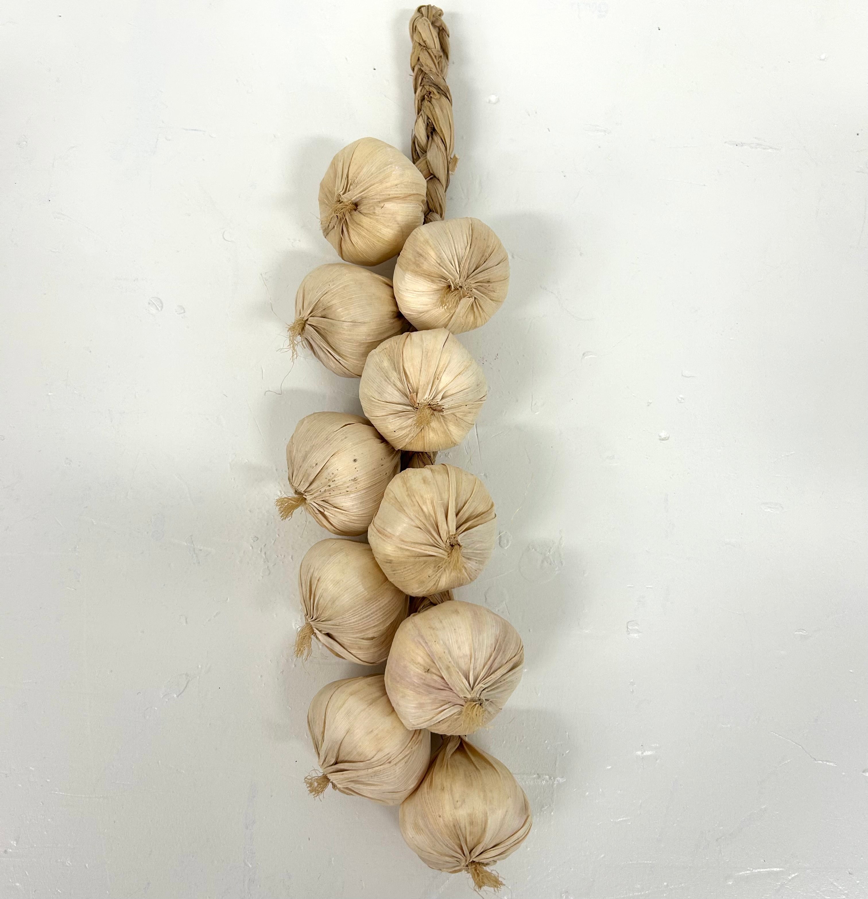 Dekorative Knoblauchkette