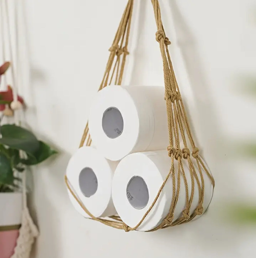 Boho-Wohnwagenaufbewahrung aus Seil – DIY-Wohnwagen-Aufpeppen