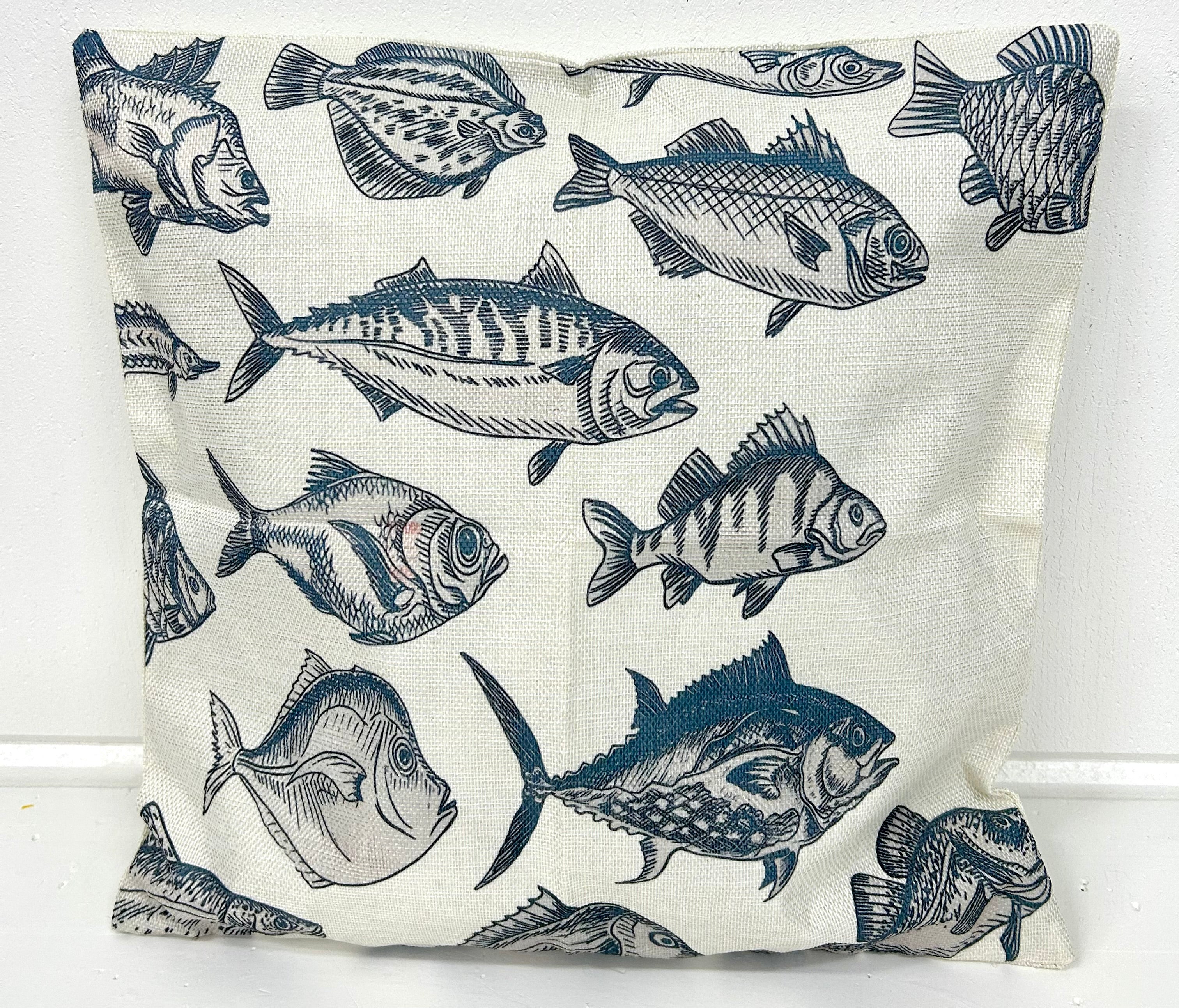 Beach Vibes Interieur-Set für Wohnwagen – Blau/Weiß