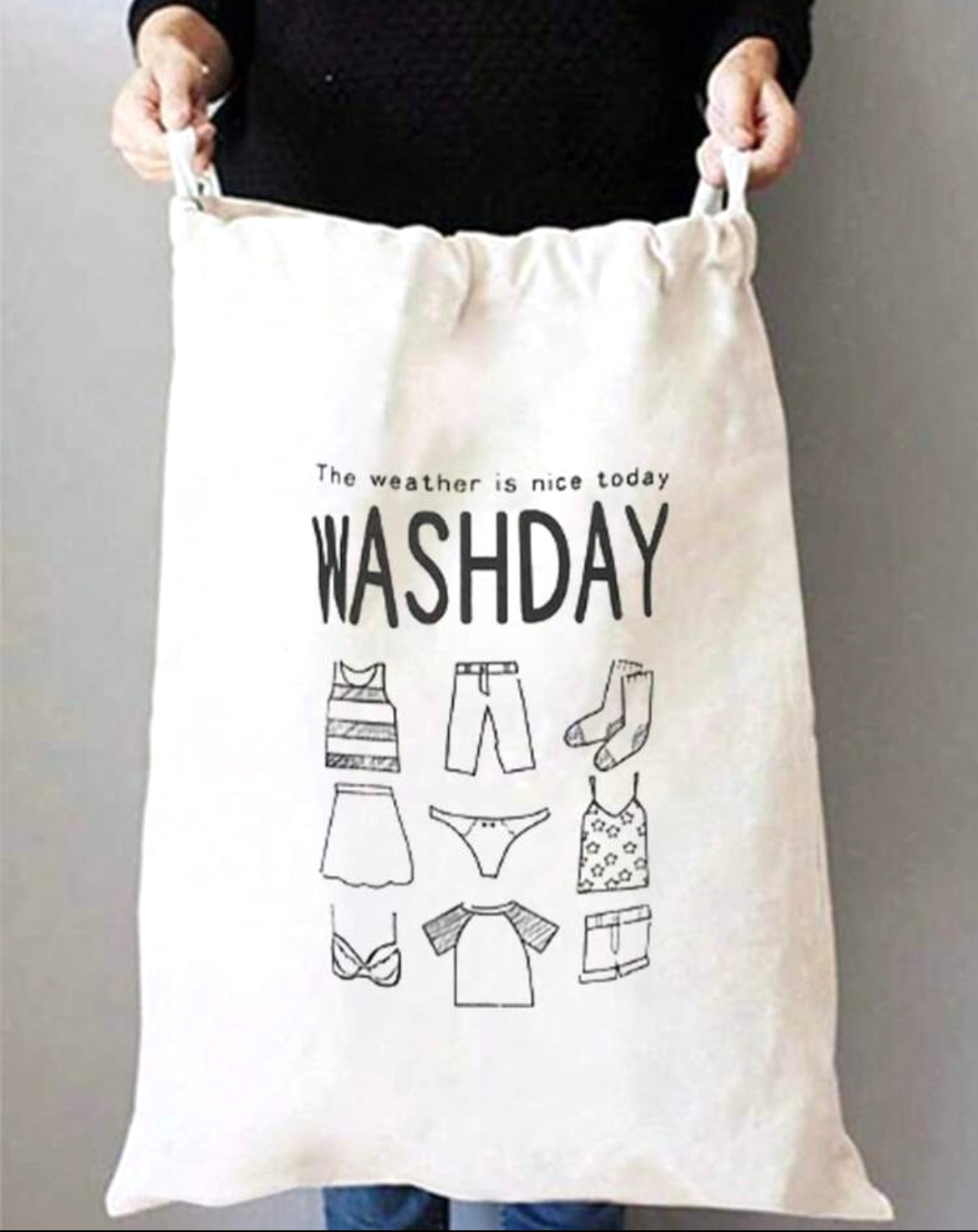 Wäschebeutel mit Kordelzug