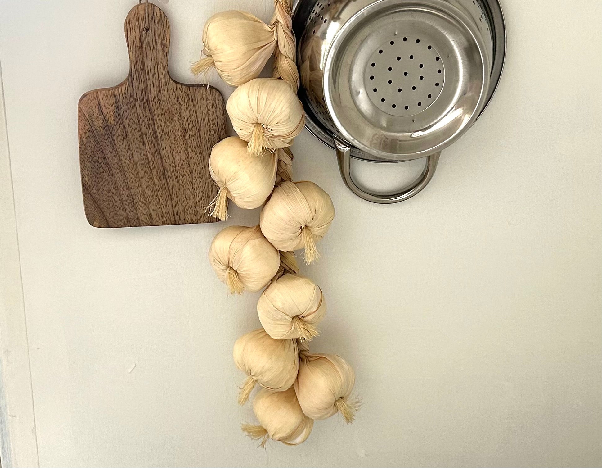 Knopfleiste aus Bambus mit 4 Haken – Boho-Wohnwagen-Interieur