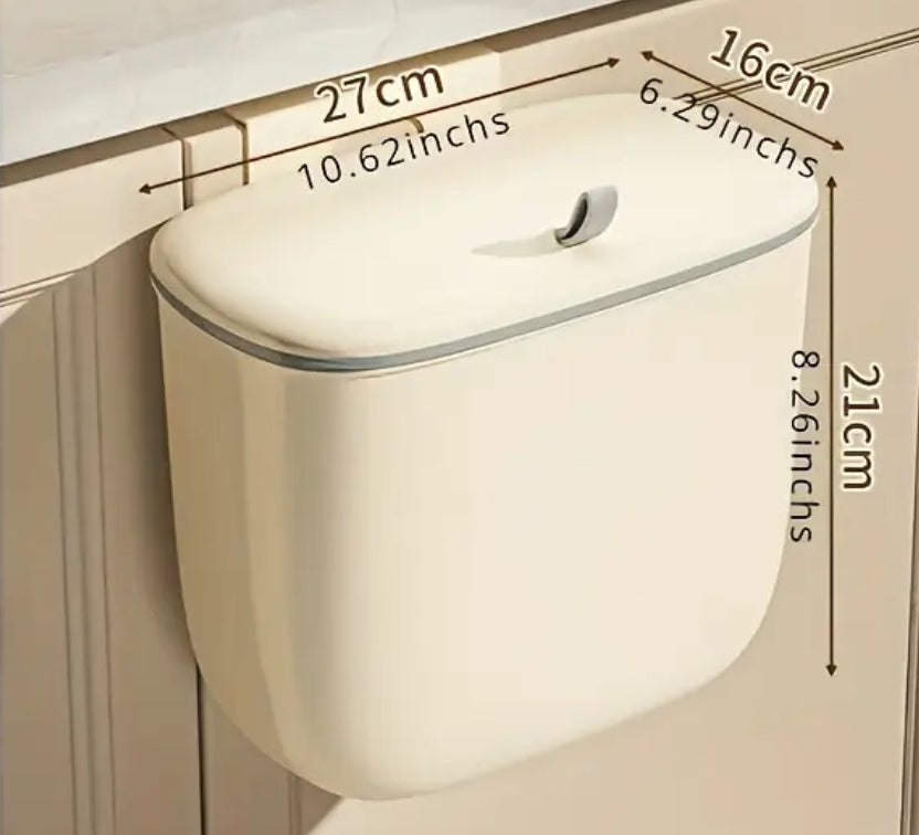 Retro-Wohnwagen-Abfalleimer – 8 l/12 l, Schranktürhalterung