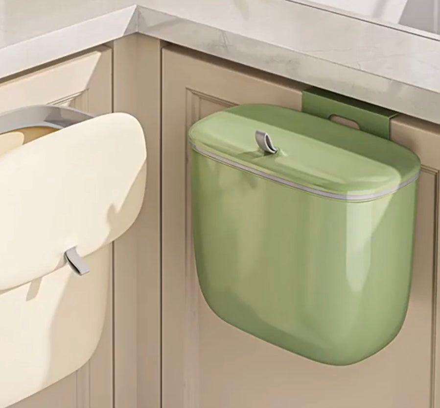 Retro-Wohnwagen-Abfalleimer – 8 l/12 l, Schranktürhalterung