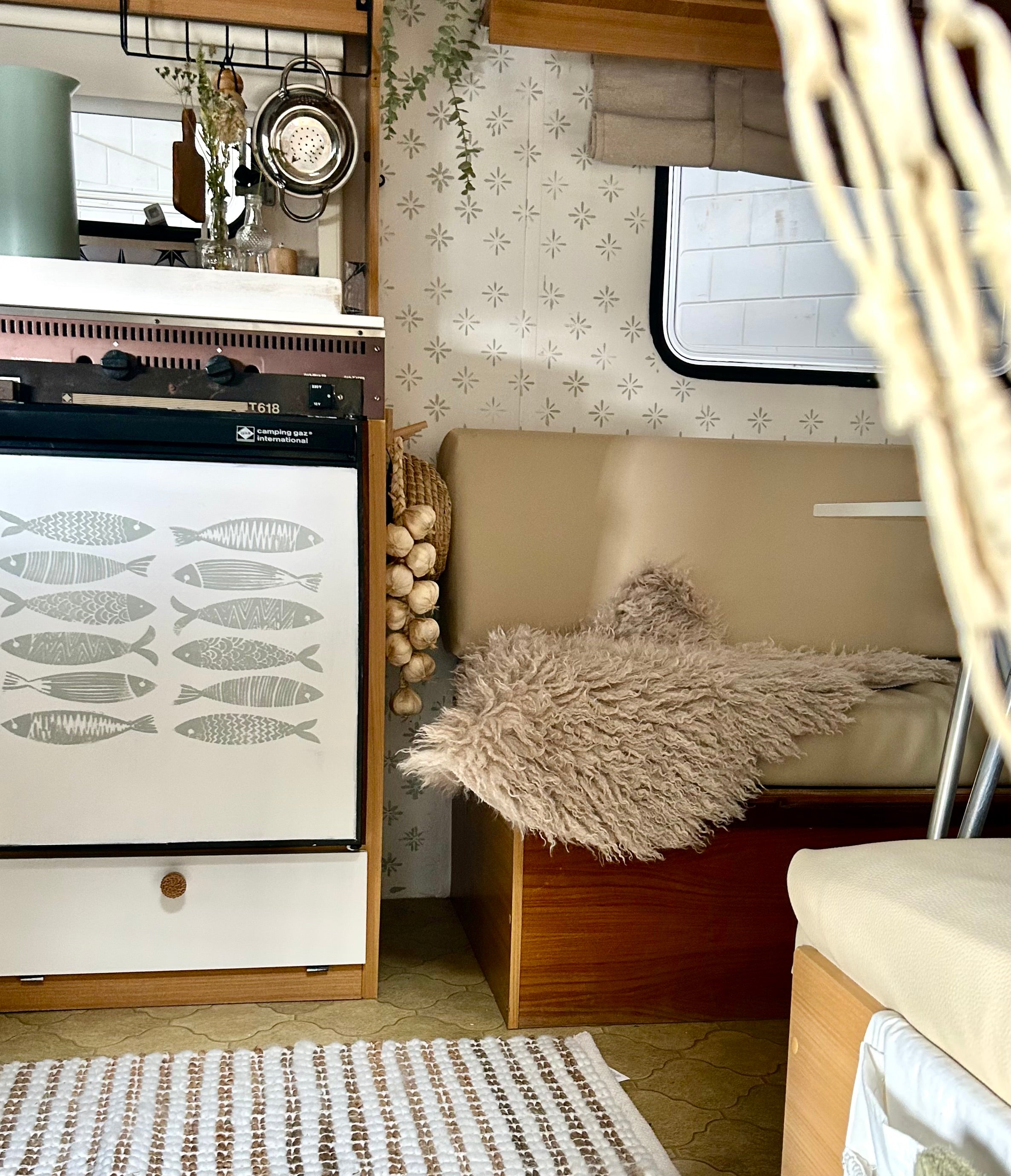 Boho-Interieur-Set „gemütliches Beige“