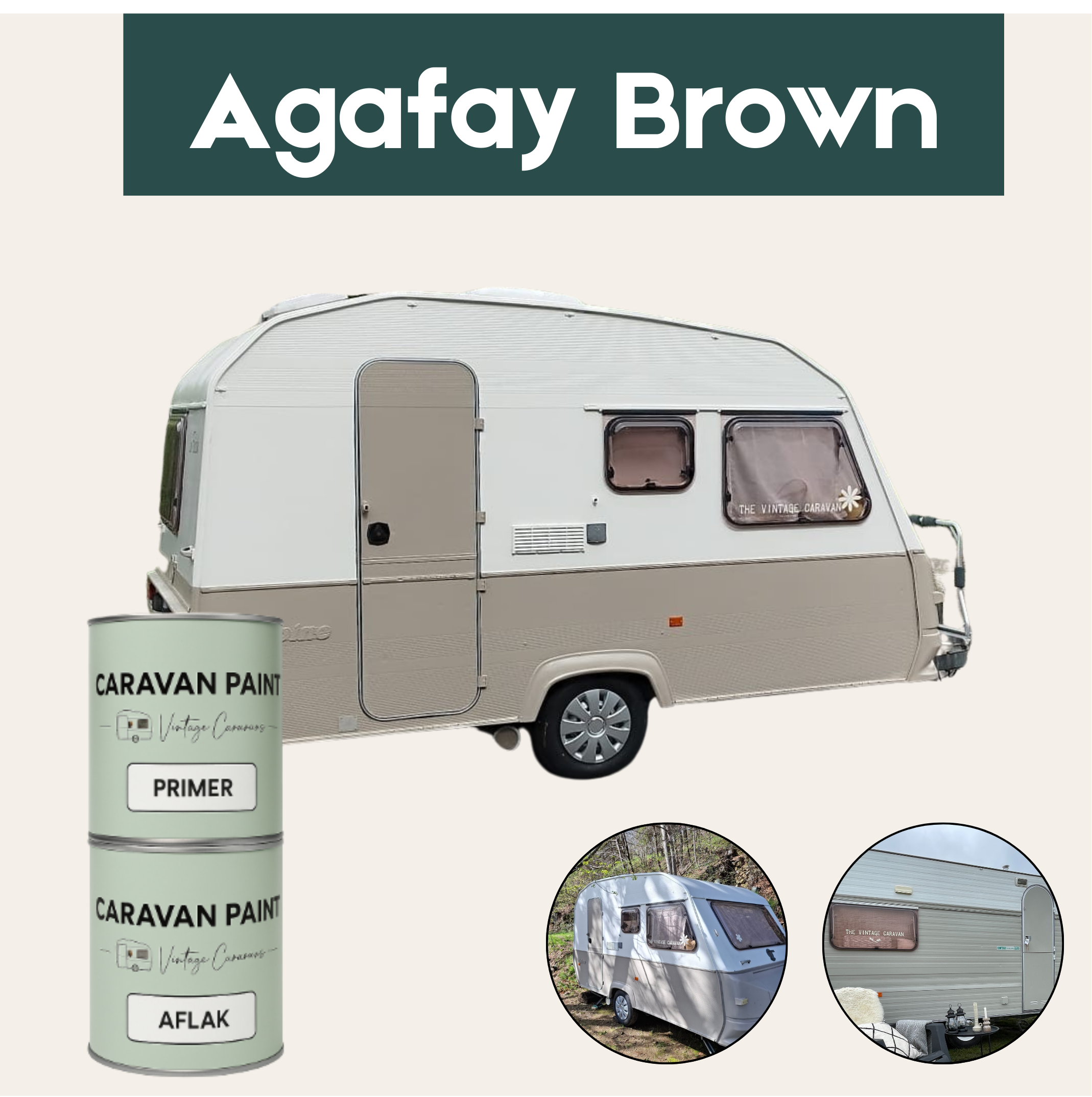 Wohnwagenfarbe Agafay Braun 